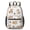 Corgi and Scarf, variant on Corgi and Scarf White Pattern 17" School Backpacks for Teens,Waterproof Oxford Fabric,S-Shape Padded Straps for School,Travel,Hiking,Camping