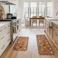 thumbnail image 7 of Sm:)e Gingerbread Man Christmas Kitchen Rugs and Mats, 17x29Inch and 17x47 Inch, Non Slip Linen Mat Inside Washable for Porch Patio Hallway, 7 of 7