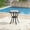 Black Table-Black Chairs, variant on VOXBIN 5 Pieces Patio Dining Set Outdoor Furniture- 40.7" Round Table and 4 Swivel Chairs