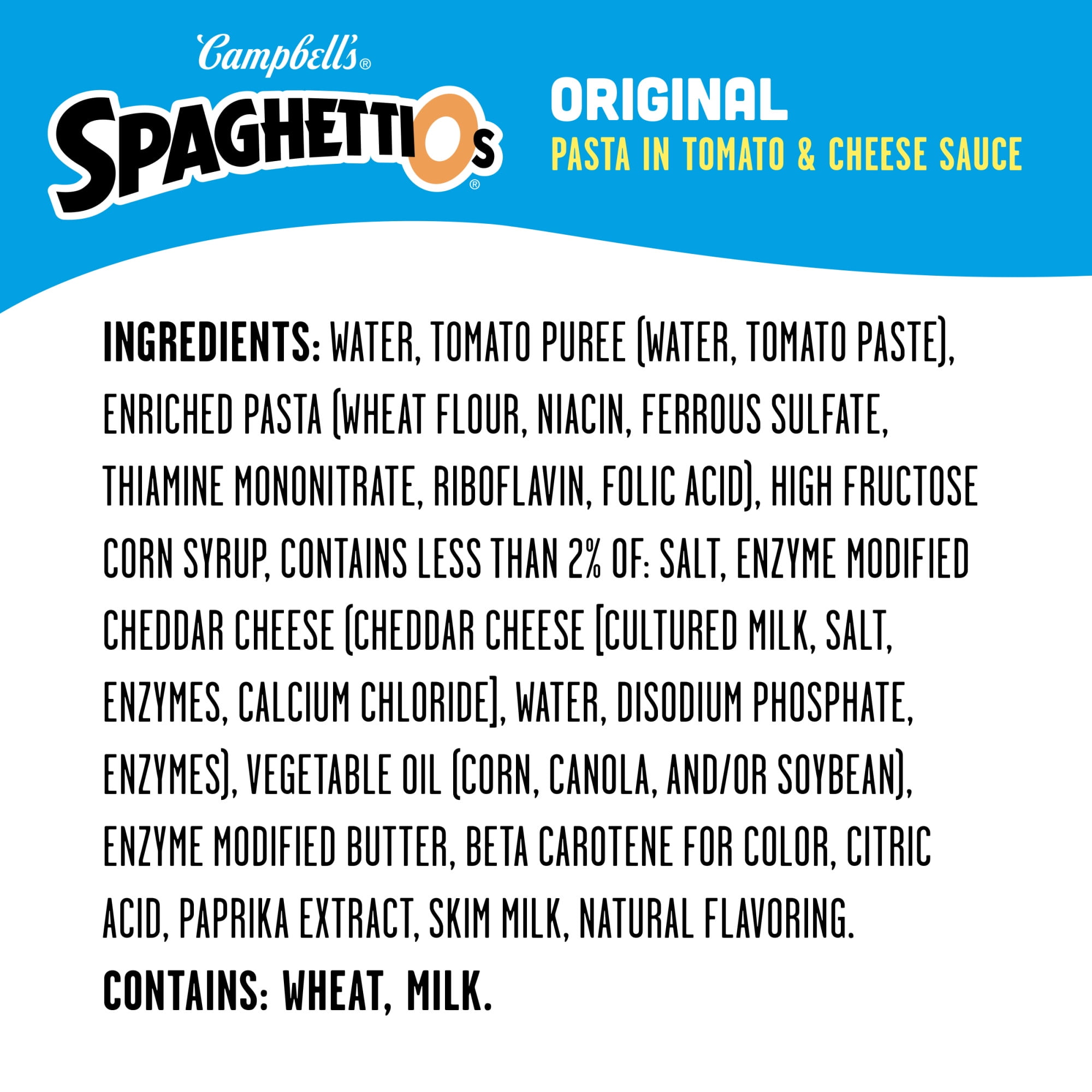  Campbell's, Spaghetti O's, Original, 15oz Can (Pack of 3) :  Grocery & Gourmet Food