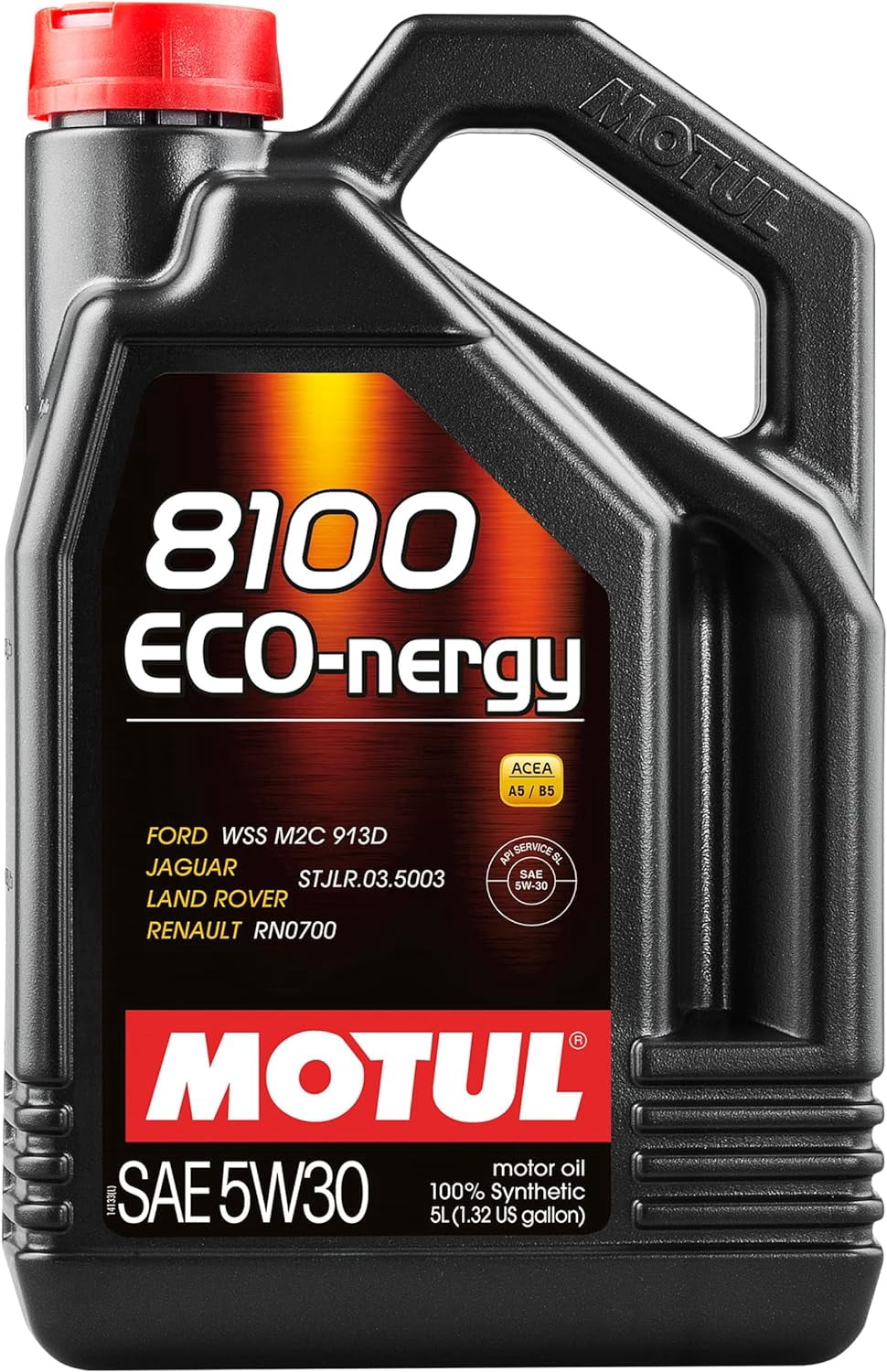 Motul 8100 Eco-nergy 5W-30 Synthetic Gasoline and Diesel Lubricant - 5 Liter