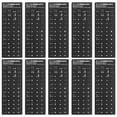 thumbnail image 1 of KAKOWELY 10pcs Keyboard Stickers Black Background with White Lettering Keyboard Skin,7.09X"X2.56"X0.2", 1 of 4