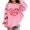 Pink, variant on CPNG Girls Sweatshirts Crewneck Long Sleeve Pullover Sweatshirt with Cute Love Heart Graphic Loose Fit Casual Daily Wear Pullovers