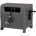 thumbnail image 1 of Suncast Slide Trak Hideaway Hose Reel Brown 175' Capacity, Durable Resin Construction, 1 of 2