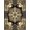 Black Gray Taupe Orange, Pattern 14, variant on ODIKA 8'x10' Washable Area Rug Non-Shedding, Easy Care, Modern Brushstroke Art With Interlocking Geometric Accents Abstract Flowing for King Size Bedroom Under Bed, Master Suite