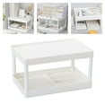 thumbnail image 2 of 2 Tier Desktop Organizer Holder Cosmetic Storage Countertop Racks Desktop Cosmetic Shelf for Kitchen Bathroom, 2 of 8