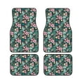 thumbnail image 2 of Uemuo Car Floor Mats - Rose Flowers Pattern Carpet Floor Mats for Cars, Auto Accessories Front & Rear Car Floor Foot Mat Sets of 4 Pieces, 2 of 6