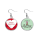 thumbnail image 1 of Feliz día de San Valentín rayas rojas Colgante decorativo temporada pendientes de primavera joyas Unbranded M, 1 of 3
