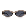 thumbnail image 5 of Womens Luxe Mod Fashion Oval Thick Plastic Sunglasses Slate - Black, 5 of 8