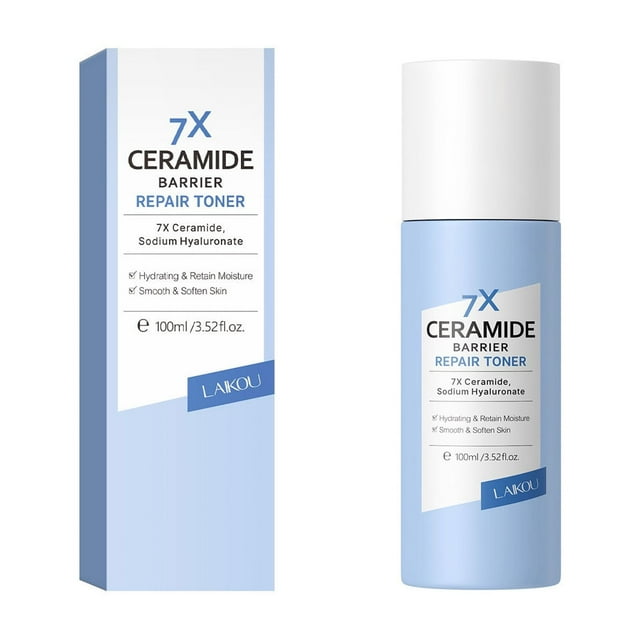 Tónico con Ceramidas Ligero e Hidratante | Tónico Facial para Piel Sensible | Fórmula Calmante | Mejora Textura, Reduce Enrojecimiento, Absorción Rápida | Frasco de 100ml