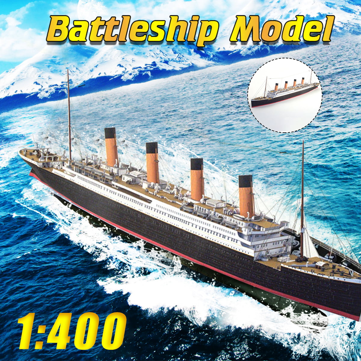 R.M.S Academy Boat Model Building Kit Titanic Centenary Edition for sale online 