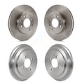 thumbnail image 1 of CMX Front Rear Disc Brake Rotors Drums Kit for Car 2012-2017 Hyundai Accent K8-102222, 1 of 11
