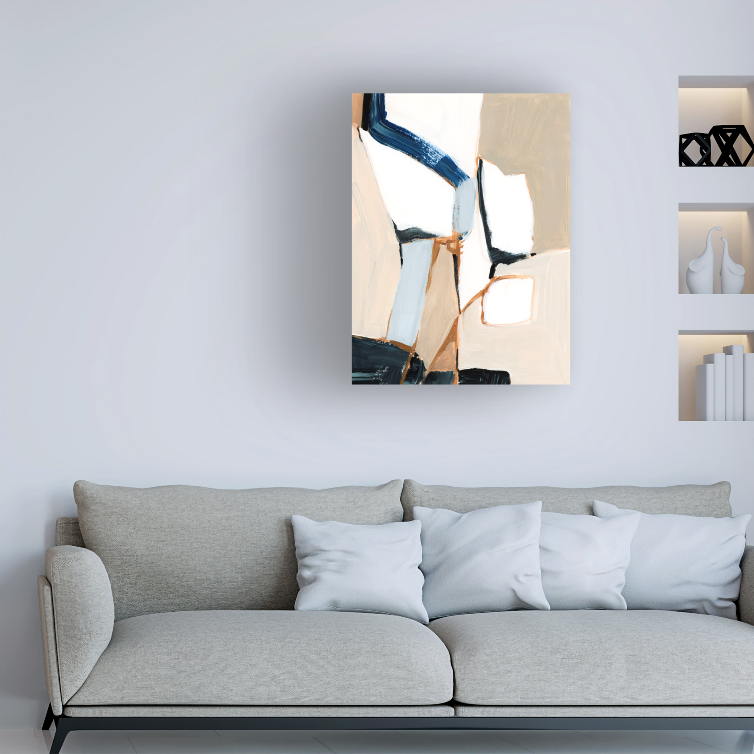 Victoria Barnes 'Diagramme I' Canvas Art