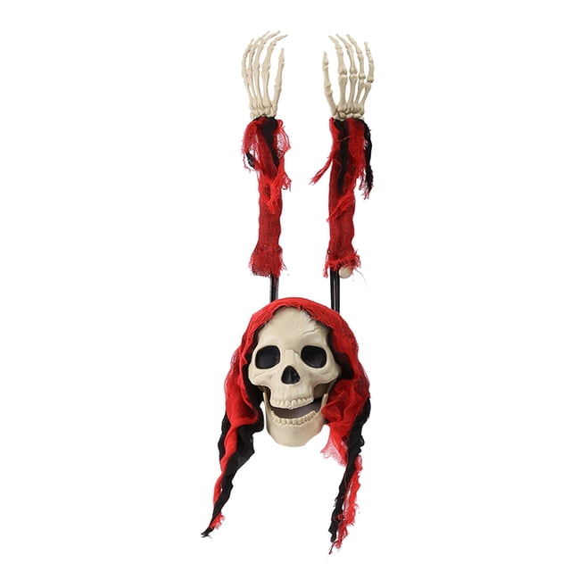 Halloween Para Insertar La Cabeza, Juego De Tres Piezas, Simulación De Gateo, Brazo Esquelético, Decoración
