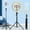 10inch3C-130EZ, variant on 10/12'' Circular Selfie Ring Light, Desk Tripod And Phone Stand, Adjustable Height Ranging from 15 to 43 Inches, Dimmable LED Circular Light for Selfie Photography, Makeup, And Youtube