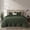 Dark Green, variant on Nanshing Home Twin Comforter Set, Sage Soft Prewashed Solid All Seasons Bedding, Luxury Fluffy 2 Pieces Bed Set, 1 Lightweight Comforter (68"x88") and 1 Pillow Sham (26"x20")