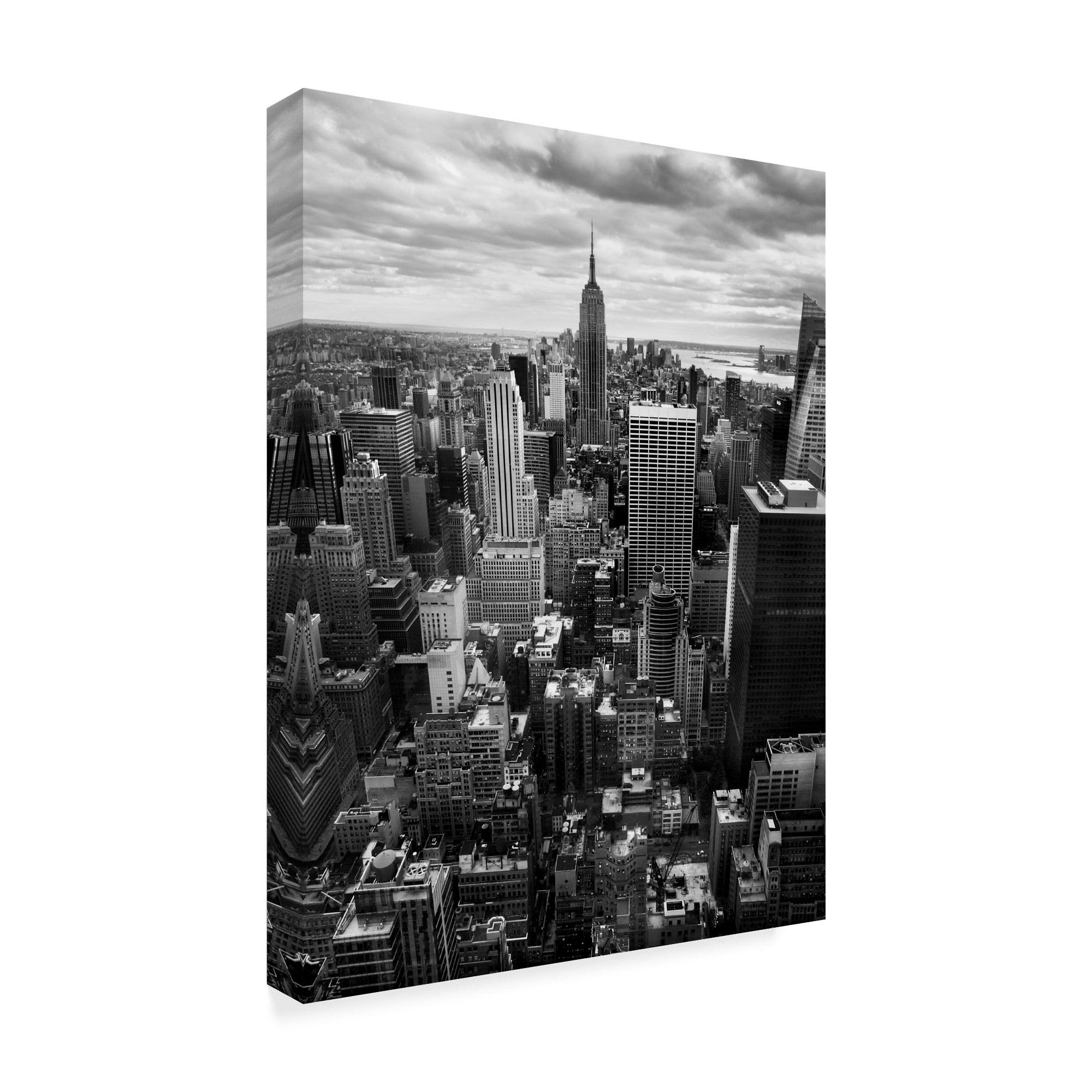 Trademark Fine Art Cityscape Canvas Art ' Nyc Downtown ' by Nina Papiorek