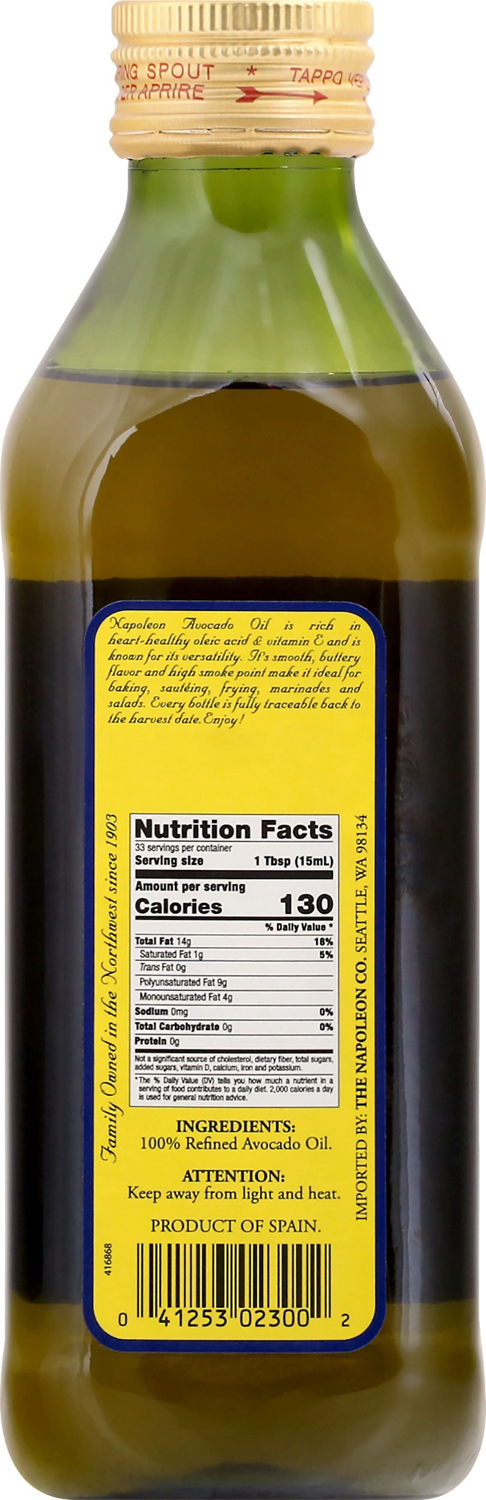 Napoleon Avocado Oil 16.9 oz (Pack Of 6)