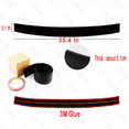 thumbnail image 3 of for Ford Explorer 2011-2018 Rear Bumper Protector Gard Trim Rubber Cover, 3 of 7