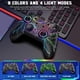 thumbnail image 4 of Controlador De Juego Joystick, 9 Colores RGB Light 3 Velocidades Turbo Burst Controlador De Juego Inalámbrico Para, 4 of 7