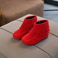 thumbnail image 5 of Otqutp Sneaker for Children Boots for Kids Baby Girls Boys Winter Fringe Tassel Ankle Boots Snow Boots Warm Shoes for 1 to 6Years, 5 of 6