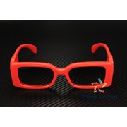 GUCCI GG1325S 005 Rectangular Squared Red Brown 54 mm Women's Sunglasses