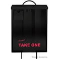 thumbnail image 2 of Outdoor Real Estate Brochure Box, Attached Yard Stake, Holds 250 8.5 X 11 Documents And 60 Business Cards, Flyer Literature Marketing Stand (1 Pack - Black), 2 of 2