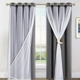 thumbnail image 2 of Paquete de 2 alzapaños para cortinas, alzapaños magnéticos para cortinas, soporte decorativo con forma de luna para decoración de ventanas, 2 of 5