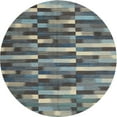 thumbnail image 1 of Ahgly Company Machine Washable Indoor Round Contemporary Iron Gray Area Rugs, 6' Round, 1 of 7