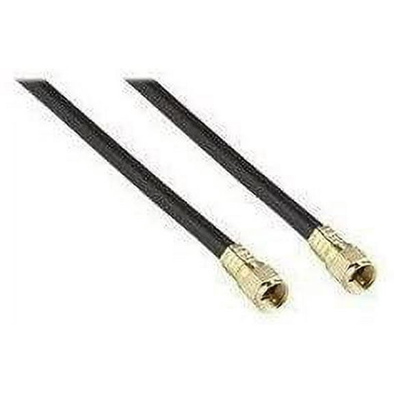 Rocketfish - 12 RG6 In-Wall Indoor/Outdoor Coaxial A/V Cable - Black -