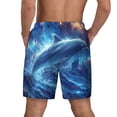 thumbnail image 4 of Goofa Beautiful Ocean Dolphin Printed Men's Swim Trunks Board Shorts Quick Dry Mens Swimming Trunks with Compression Liner,Breathable Fit Hawaii Beach Shorts-X-Large, 4 of 9