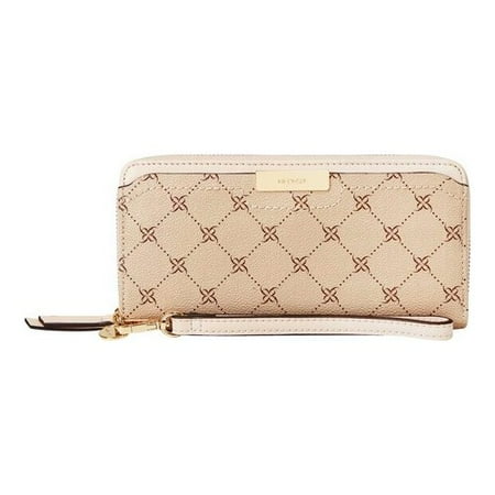 Women's Nine West Kennedy Zip Around Wallet Khaki Buff OSFA