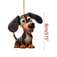 thumbnail image 3 of Eolstice Christmas Dog Themed Car Hanger, Acrylic Vehicle and Home Hanging Ornament, For Holiday Decor Gift Idea, 3 of 3