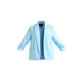 thumbnail image 5 of Scoop Women's and Women’s Plus Relaxed Ultimate ScubaKnit Blazer with Scrunch Sleeves, Sizes XS-4X, 5 of 5