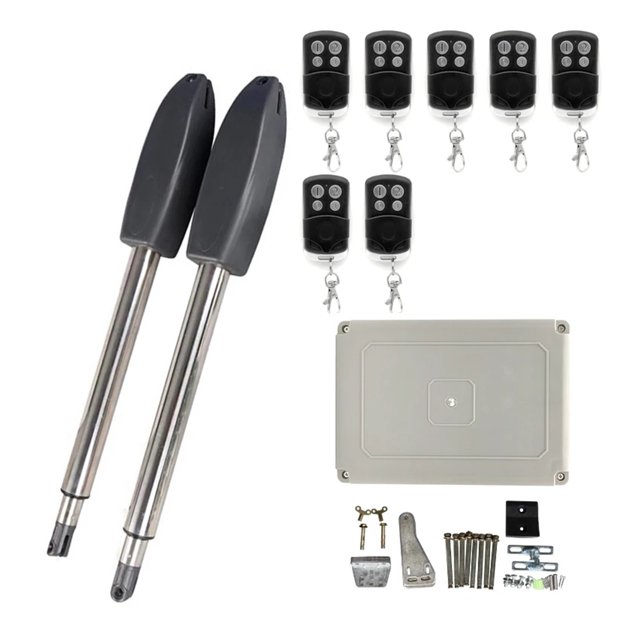 400KG Automatic Electric Swing Gate Opener Kit Pull Arm Drive Swing Door Operator Motor Actuator Multi Remote Control Optional ,Easy to Install