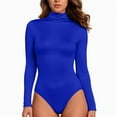 thumbnail image 1 of Women's High Neck Solid Color Slim Fit Body Shaping Underwear - Comfortable and Versatile, 1 of 6