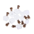 thumbnail image 1 of 10pcs Botellas de Viales Tapón de corcho Almacenamiento decorativo Colgante Joyas, 1 of 9