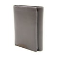 thumbnail image 4 of George Men's Trifold Flip Milled Wallet - Brown, 4 of 6
