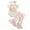 Beige, variant on Xmyrz Baby Girl Outfits Pants Set Peach Print Cosie Vacation Baggy Flare Pants Clothes Sets Clothing Suits