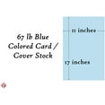 thumbnail image 5 of Blue Pastel Color Card Stock | 67Lb Cardstock | 11” x 17” Inches | 50 Sheets Per Pack, 5 of 5