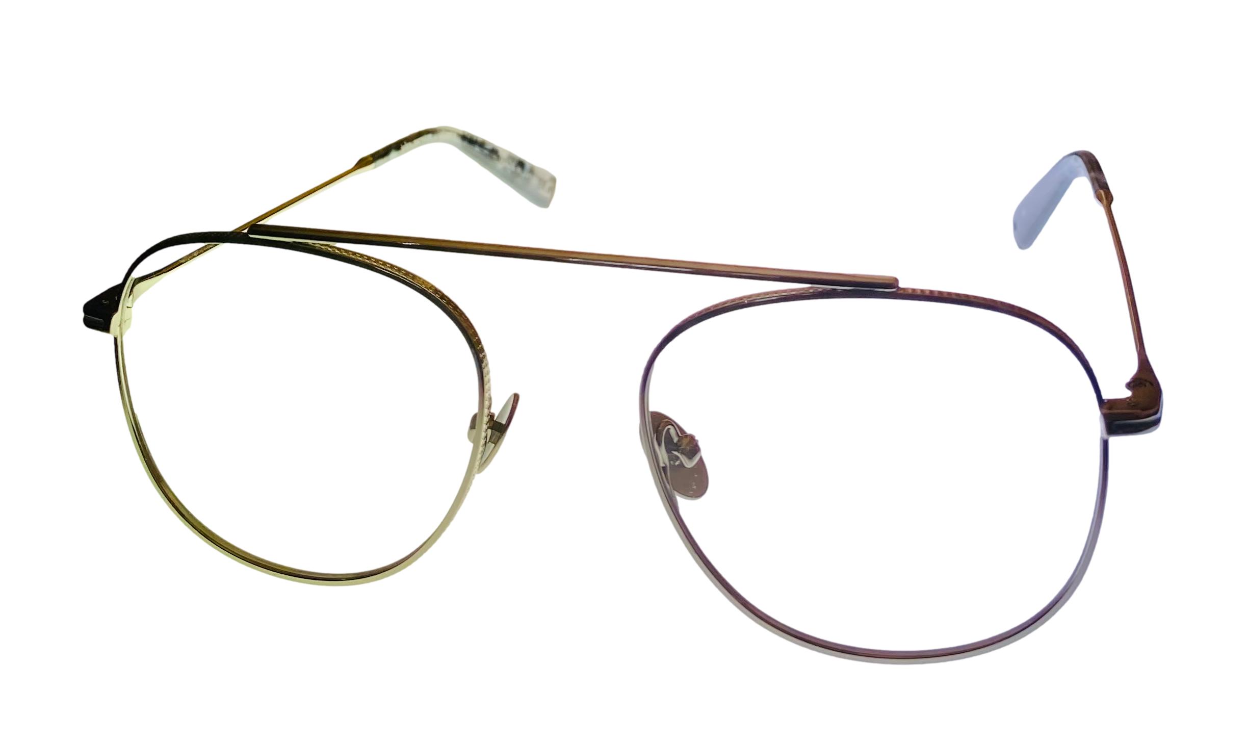 John Varvatos Demo/Grey Clip-On Men's Eyeglasses V176 0SIL 52 Sunglasses