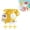 Yellow, variant on Helicopter Shaped Pull Back Car Toy with Launchable Flying Disc, Flying Toys Disc Plane, Interactive Cat Toy, Fun Collision Gameplay, Indoor Outside Toys, Birthday Party Supplies for Gifts
