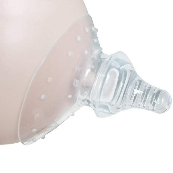Haakaa Nipple Shield Breastfeeding with Carry Case Using for Protects Sore Cracked Nipples Flat Inverted and Latch On Difficulties to Help Mums Continue Breastfeeding,1 PC (Round Shape) Ro