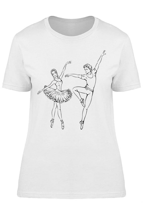 Couple Dancing Ballet T-Shirt Women -Image by Shutterstock, Female XX-Large