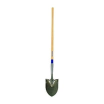 Westward Round Point Shovel,48 In.Handle,14 ga. 1WG31