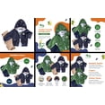 thumbnail image 7 of Infant and Toddler Hoodie Windbreaker 3-Piece Casual Wear - Great for Warm Weather, 7 of 7