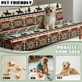 thumbnail image 7 of SCRAWLGOD American Tribal Cowboy Cactus Brown Beige Futon Cover Armless Sofa Covers Sofa Bed Covers Stretch Futon Couch Cover Sofa Slipcover Thick Stay in Place Furniture Protector, 7 of 7