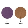 thumbnail image 2 of Xecao Retro Florals Purple for MDF Cork Coaster 4 Pcs,Drink Coasters,Suit for House Warming Gifts New Home ,Coffee Table Decor-Round Shape, 2 of 7