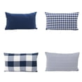 thumbnail image 1 of adviicd Pillow Cover Navy Blue Decorative Pillow Cover With Buffalo Plaid, 1 of 4