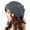 Gray, variant on Womens Beret Beanie Hats Winter Warm Knitted Crochet Slouchy Knit Baggy Ski Cap